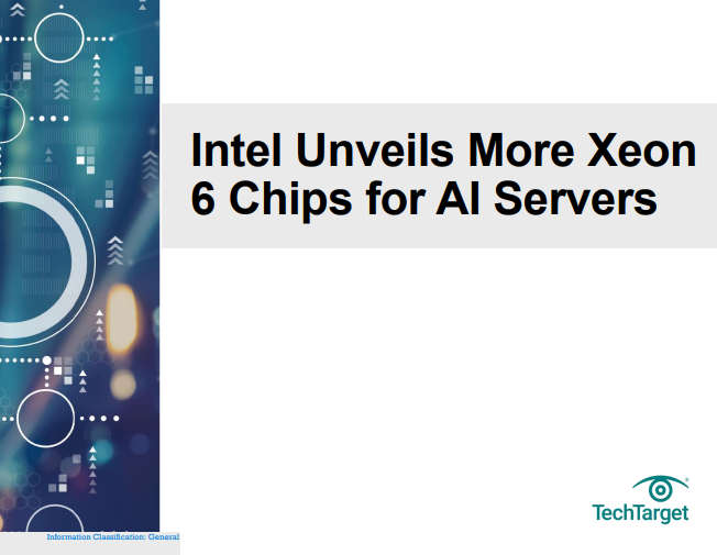  Intel Unveils More Xeon 6 Chips for AI Servers