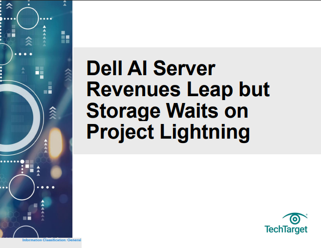  Dell AI Server Revenues Leap but Storage Waits on Project Lightning