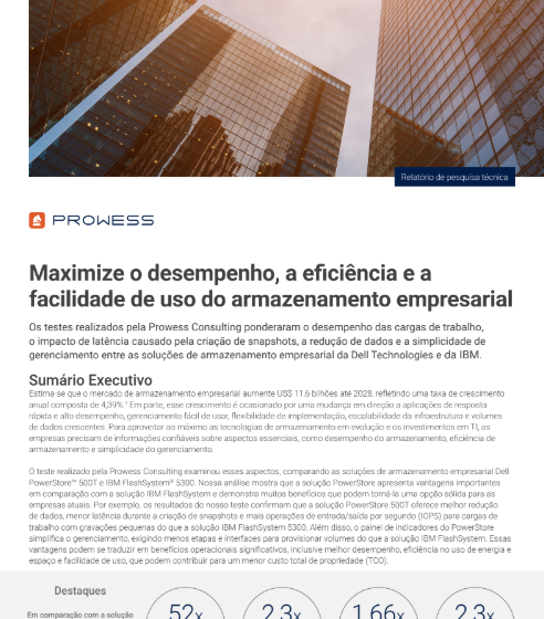  Maximize o desempenho, a eficincia e a facilidade de uso do armazenamento empresarial