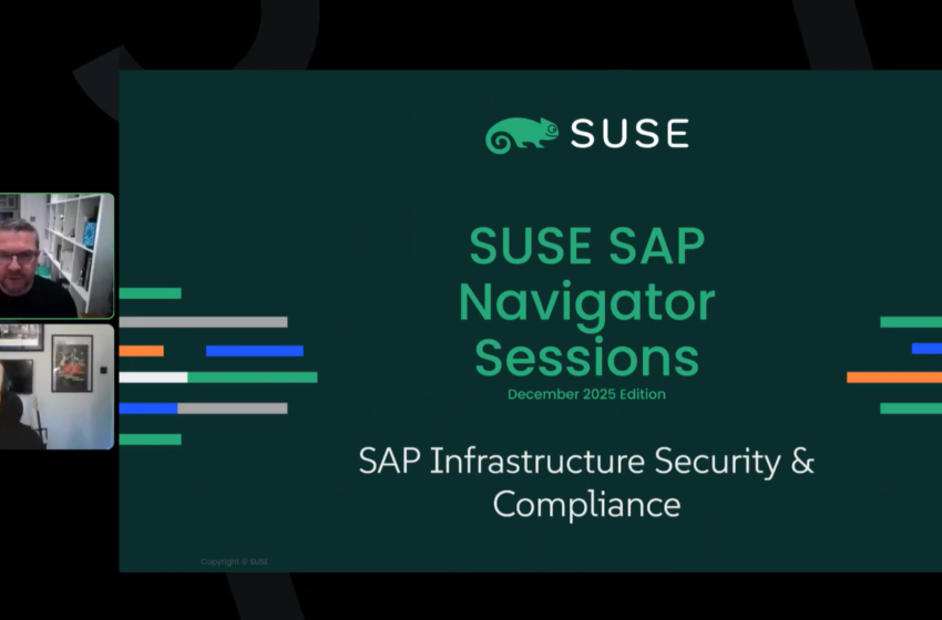  SUSE SAP Navigator Sessions
