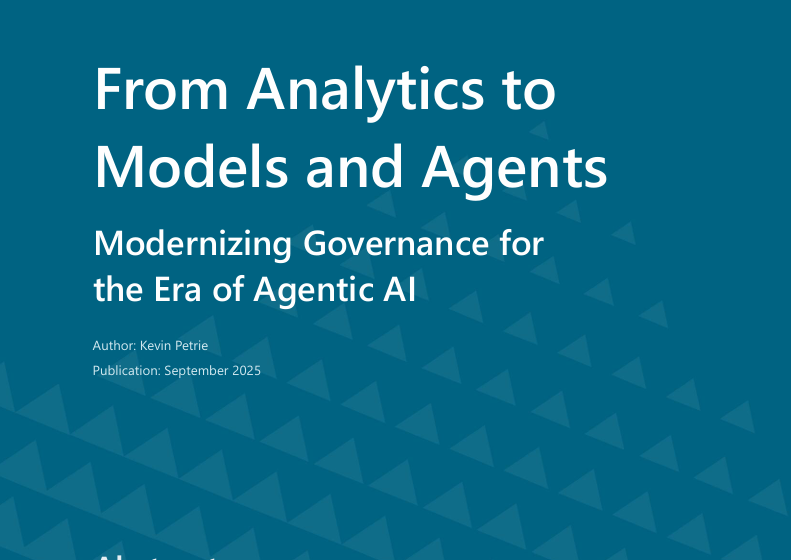  BARC: From Analytics to Models and Agents Modernizing Governance for the Era of Agentic AI