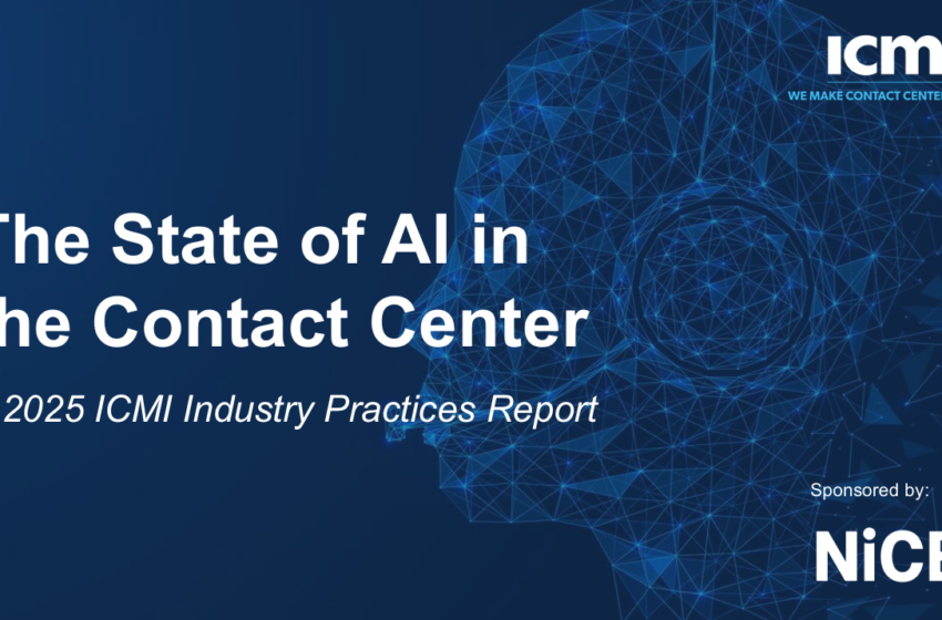  [ICMI] The State of AI in the Contact Center
