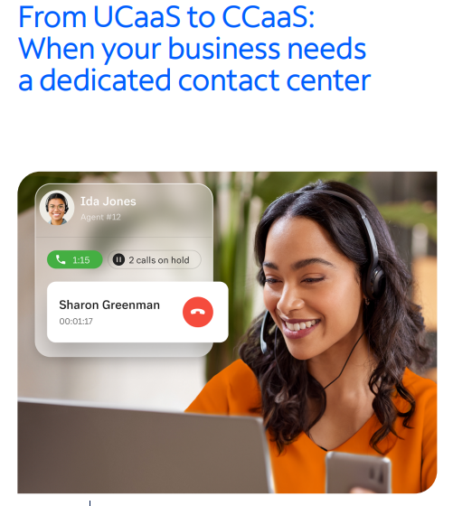  E-book:From UCaaS to CCaaS: When your business needs a dedicated cont