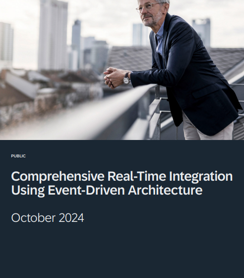  Turn business events into business advantages: Comprehensive Real-Tim
