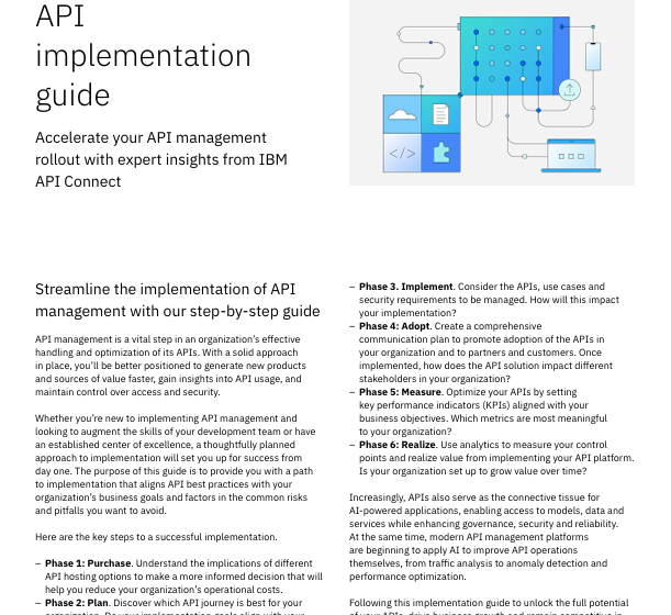  API implementation guide