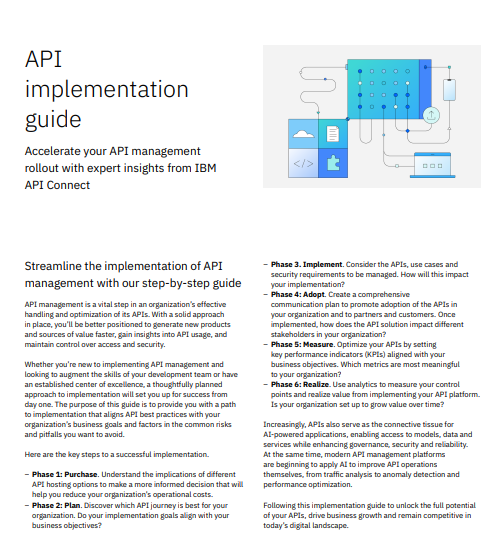 API implementation guide