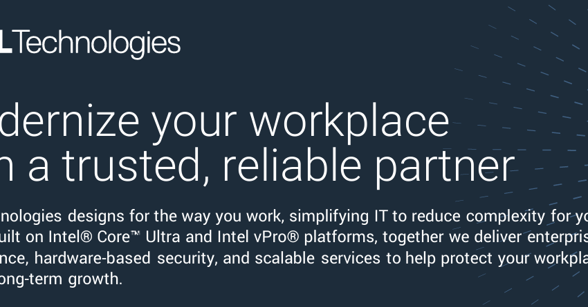  Modernize Your Workplace With a Trusted, Reliable Partner