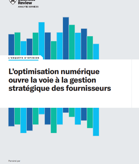  L’optimisation numérique ouvre la voie à la gestion stratégique des fournisseurs