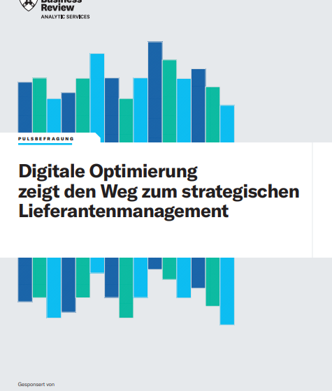  Digitale Optimierung zeigt den Weg zum strategischen Lieferantenmanagement