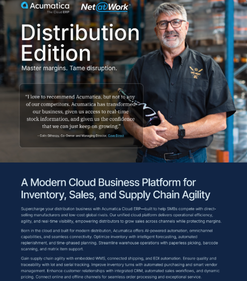  A Modern Cloud Business Platform for Inventory, Sales, and Supply Chain Agility