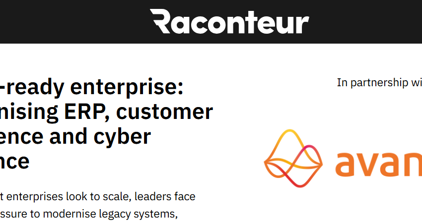  The AI-ready enterprise: modernising ERP, customer experience and cyber resilience