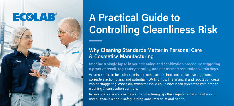  A Practical Guide to Controlling Cleanliness Risk