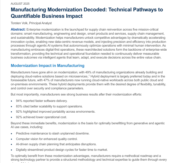  5 technical pathways driving measurable manufacturing ROI