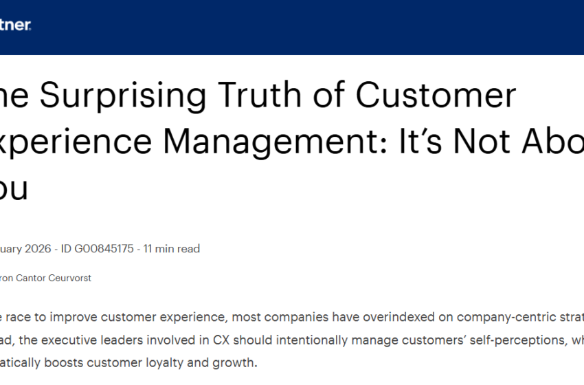  The Surprising Truth of Customer Experience Management
