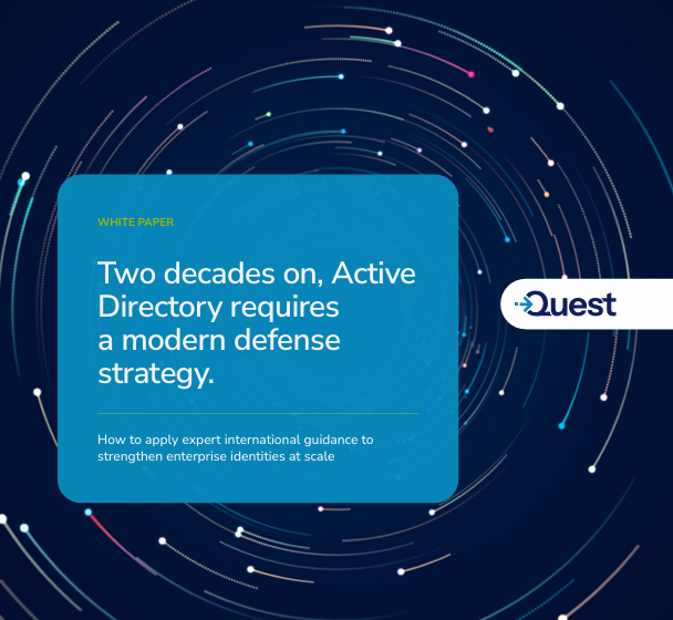  Two decades on, Active Directory requires a modern defense strategy