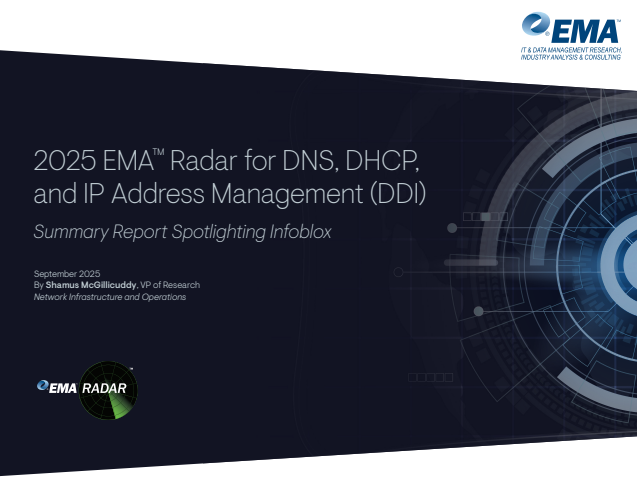  2025 EMA Radar for DDI Report