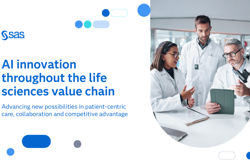  AI innovation throughout the life sciences value chain
