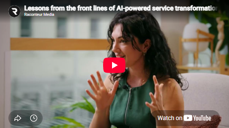  Lessons from the front lines of AI-powered service transformation