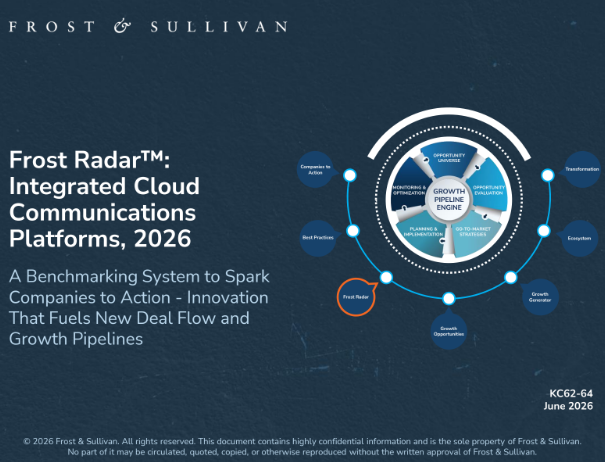  Zoom named a Visionary Leader in the Frost Radar for integrated cloud communications platforms