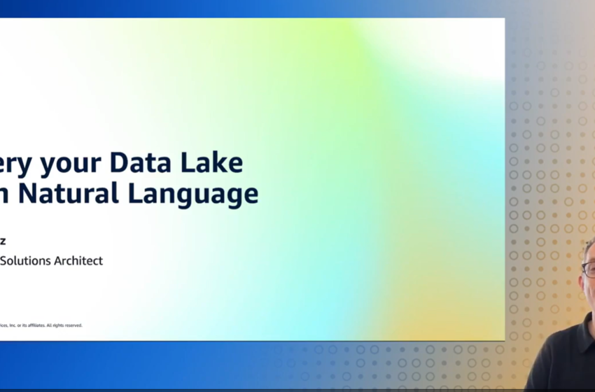  Query your Data Lake with Natural Language