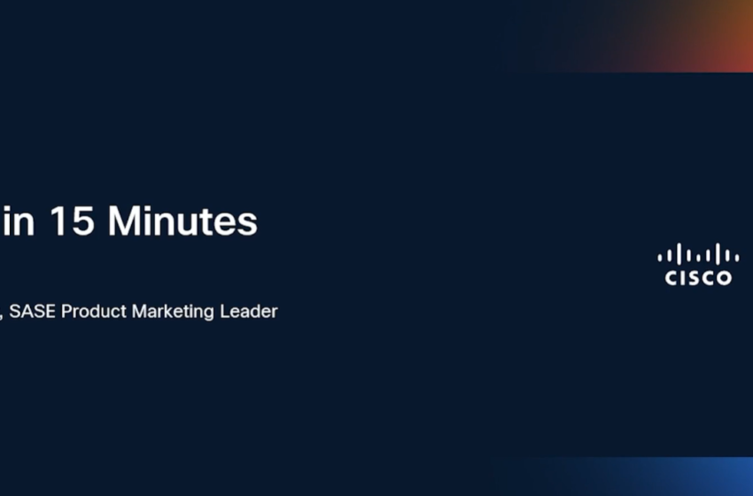  SASE in 15 Minutes