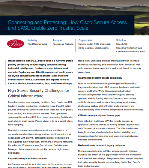  Connecting and Protecting: How Cisco Secure Access and SASE Enable Zero Trust at Scale
