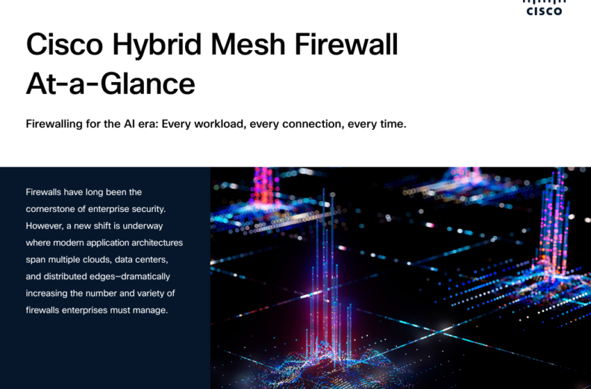  Cisco Hybrid Mesh Firewall At-a-Glance