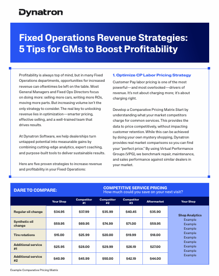  5 Ways to Grow Fixed Ops Revenue Without Writing More ROs
