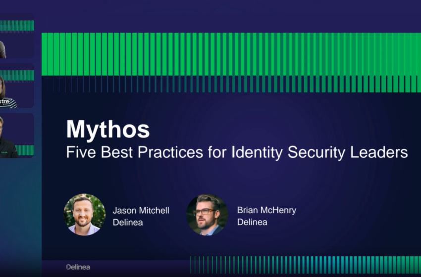  Mythos:Five Best Practices for Identity Security Leaders