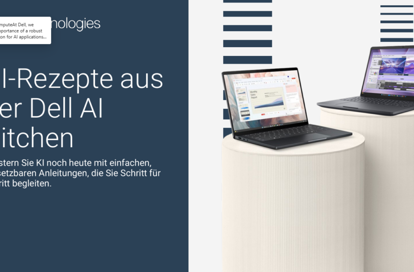  AI PC Recipes from the Dell AI PC Kitchen