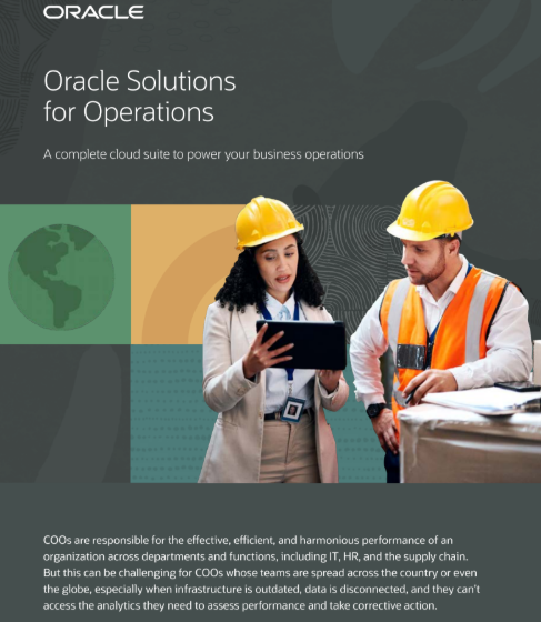  Oracle Solutions for Operations