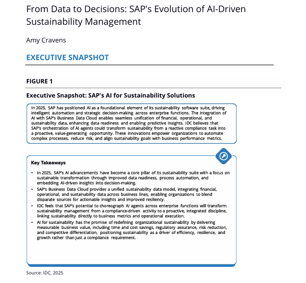  IDC: From Data to Decisions: SAP’s Evolution of AI-Driven Sustainability Management_ES Eng