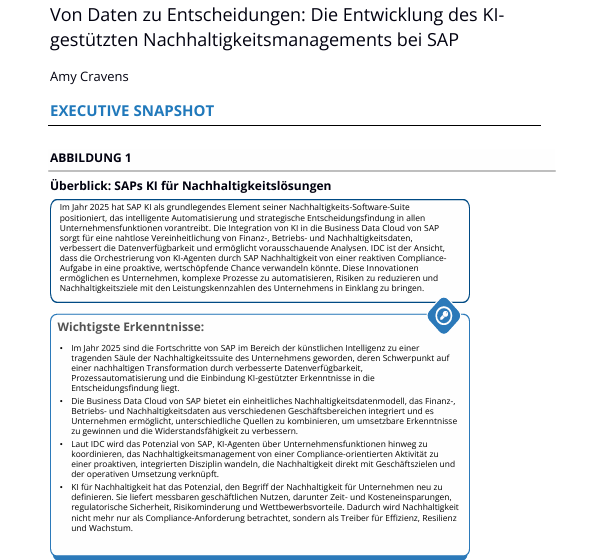  IDC: From Data to Decisions: SAP’s Evolution of AI-Driven Sustainability Management_CH