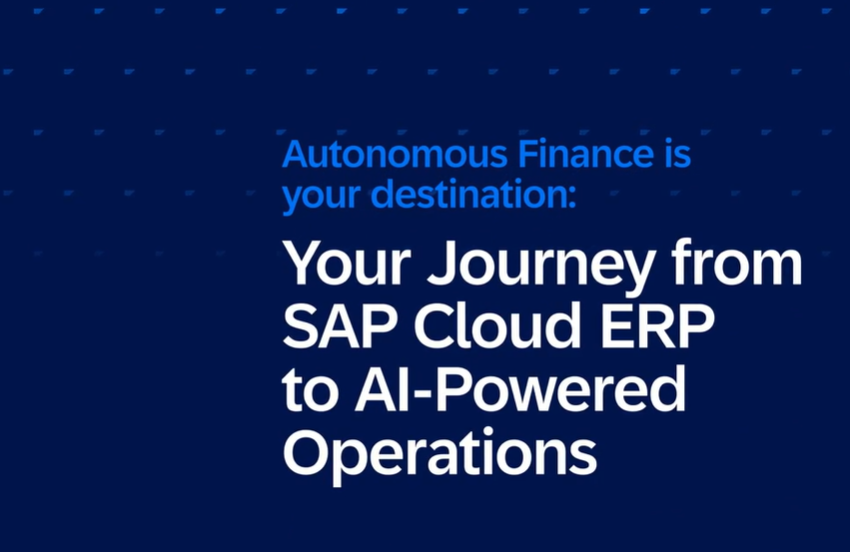  Autonomous Finance is your destination: Your Journey from SAP Cloud ERP to AI-Powered Operations_CH Eng