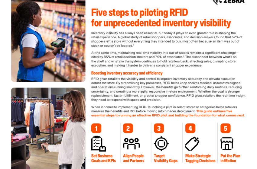  Five Steps to Piloting RFID for Unprecedented Inventory Visibility