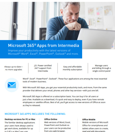  Microsoft 365 Apps from Intermedia